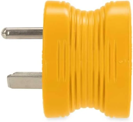 Camco 55232 30 Amp Male/15 Amp Female Adapter with Indicator Light