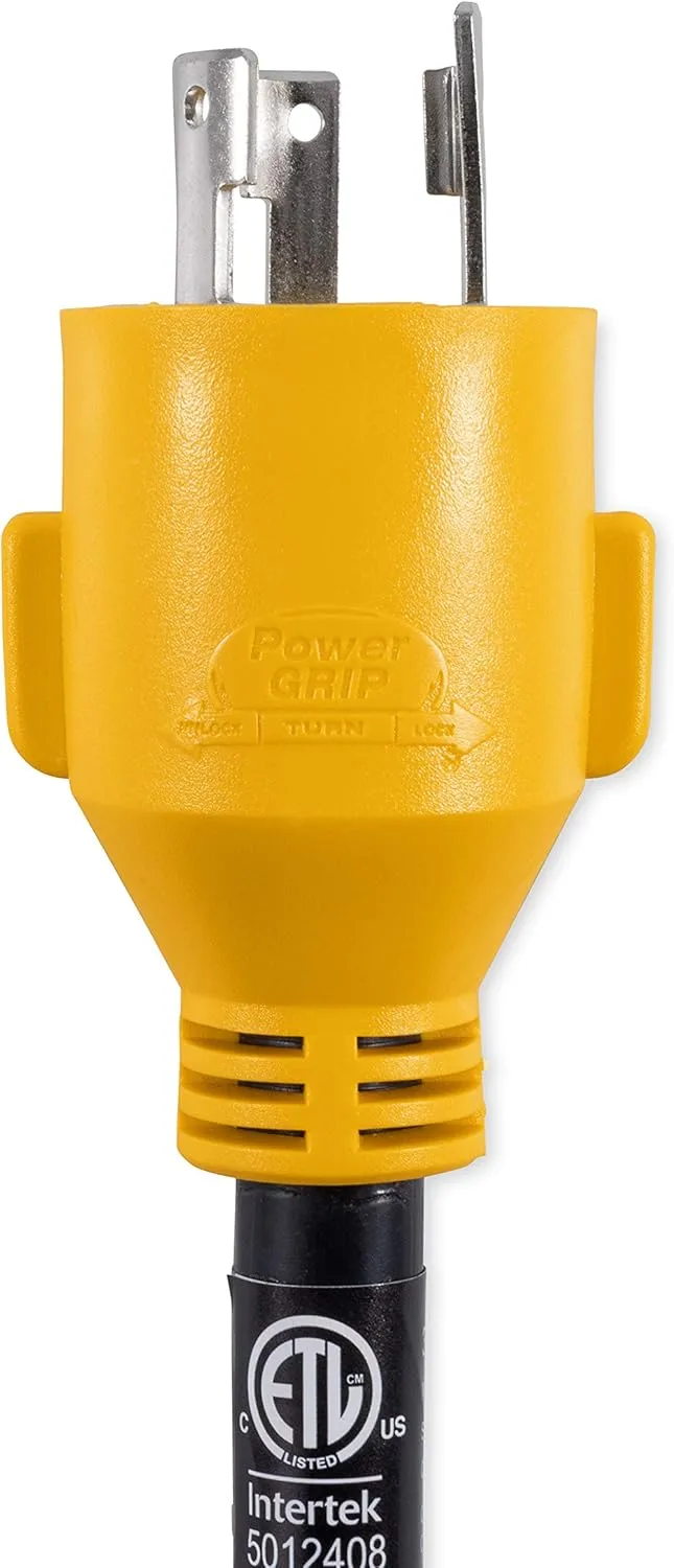 CAMCO PowerGrip 12-inch 30A Generator Adapter (TT-30 Female)