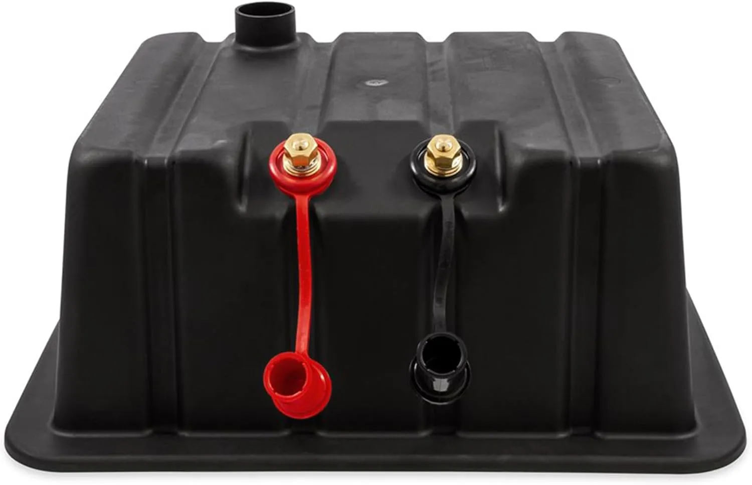 Camco 55370 Vented RV/Marine Battery Box, Double Side-by-Side - Protects Your RV or Marine Battery from Collisions and Contaminants - Holds (2) Group 24 Batteries, Black