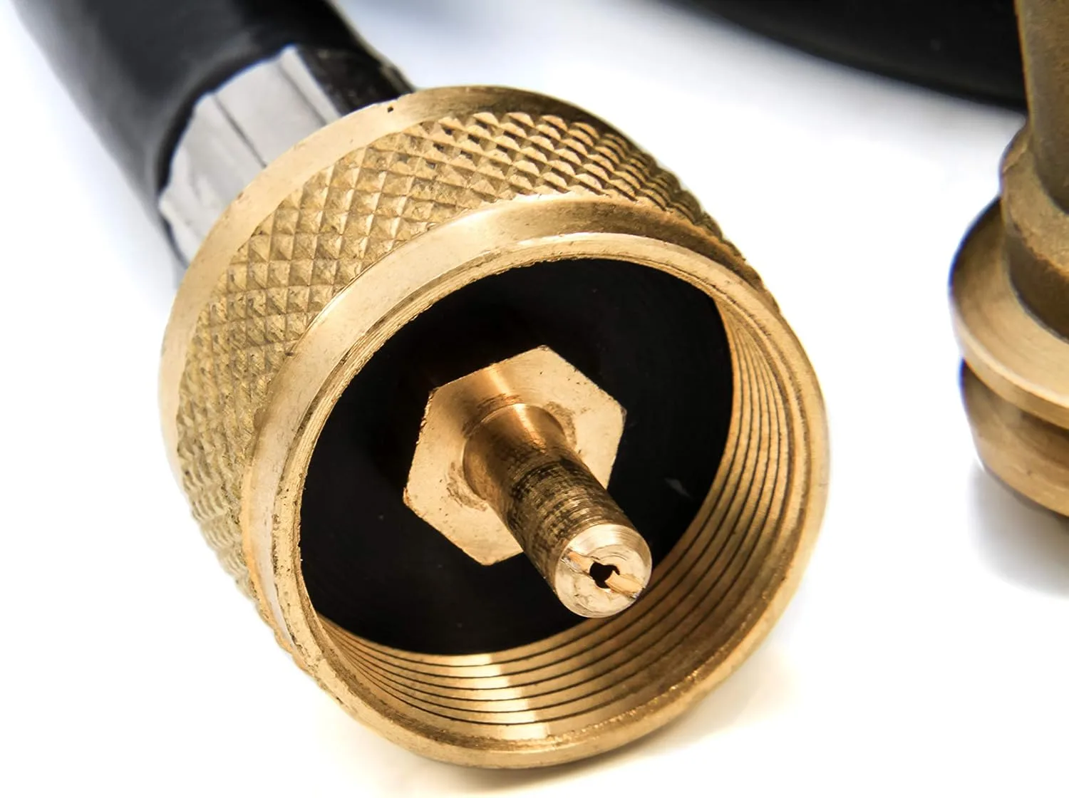 Camco 59103 Propane Brass Tee with 3 Port and 12' Hose