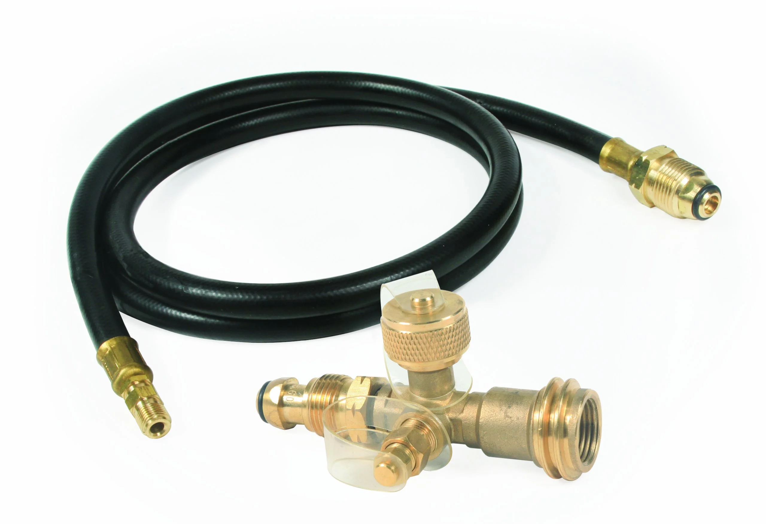 Camco 59125 Propane Brass Tee with 5' Hose