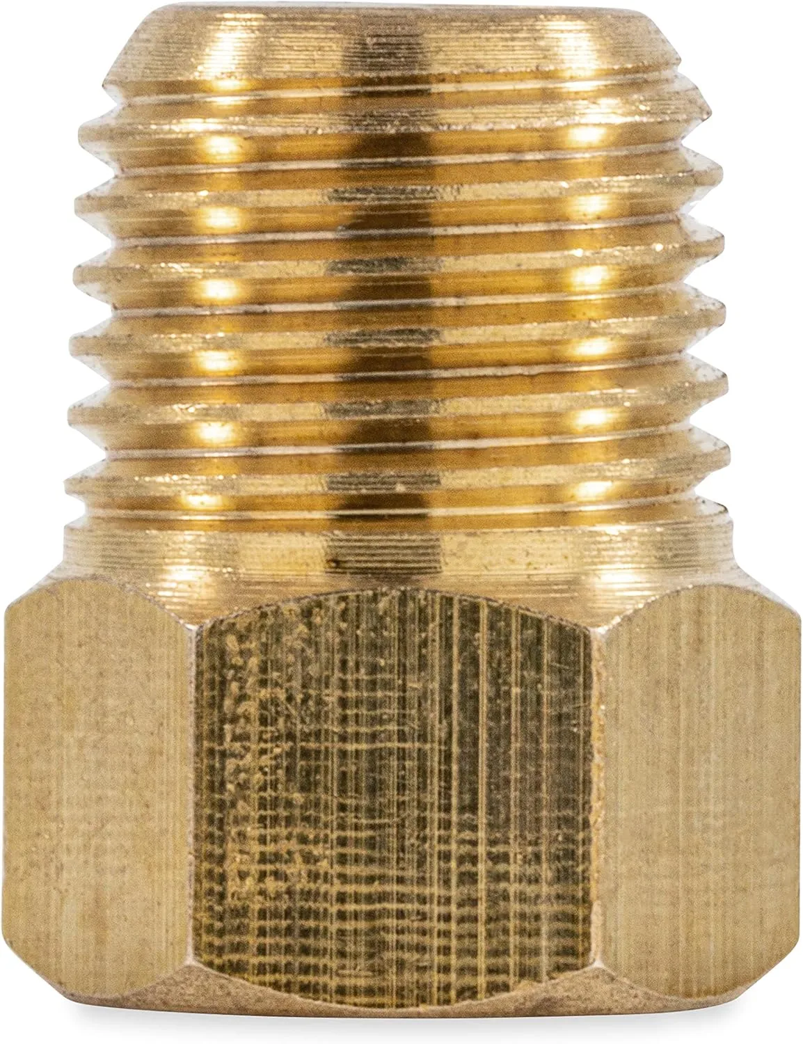 Camco Propane Fitting 1/4" Male NPT x 1/4" Female Inverted Flare