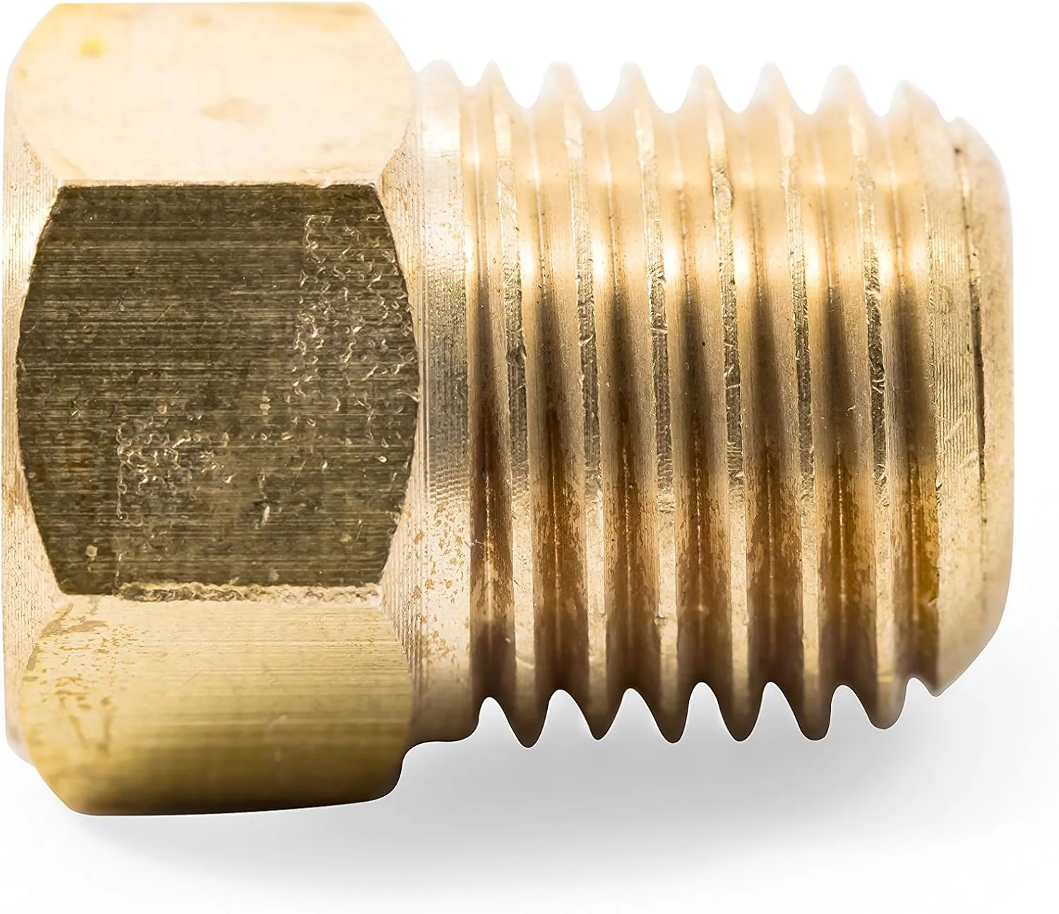 Camco Propane Fitting 1/4" Male NPT x 1/4" Female Inverted Flare