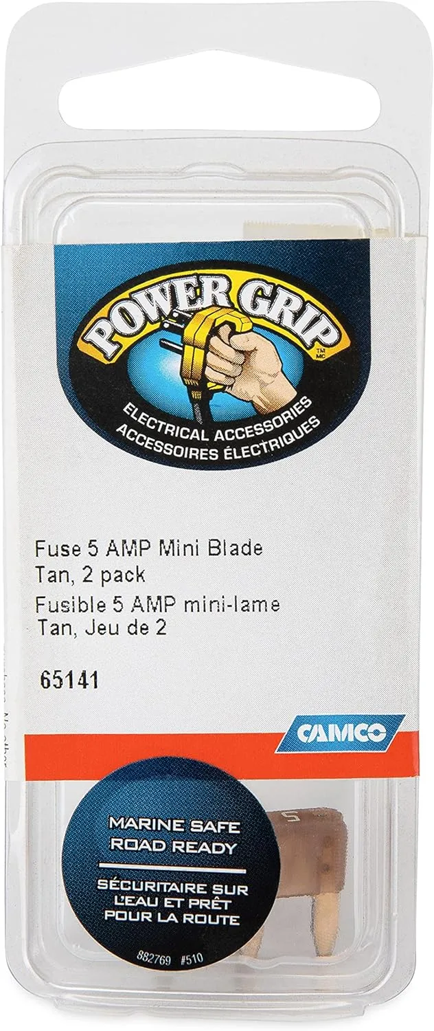 Camco Mini-Blade Fuses Pack of 2