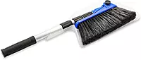 Camco 43623 Adjustable Broom and Dustpan, Adjusts From 24 Inches to 52 Inches, Ideal for RV, Marine, And Home Use