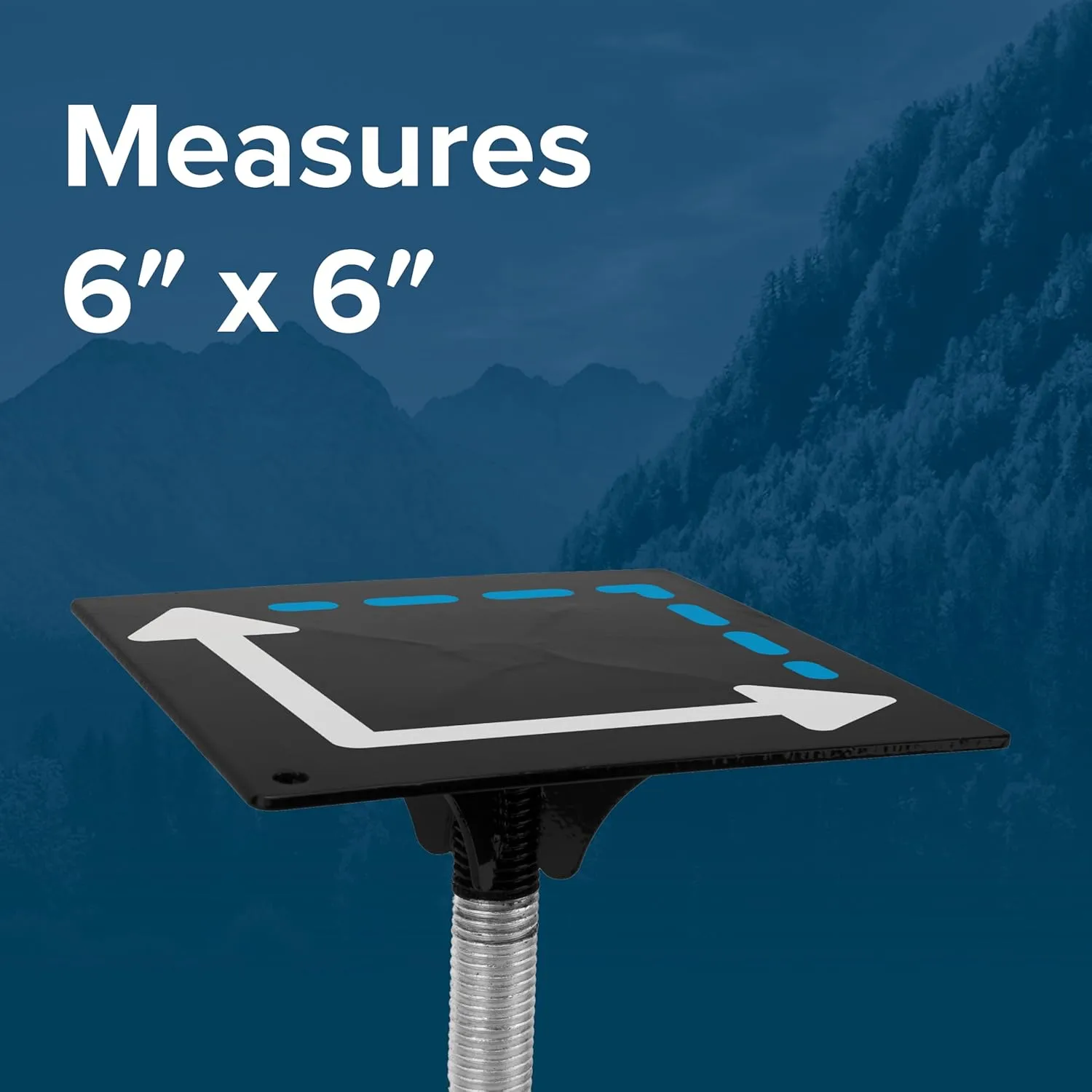 Camco Adjustable RV Stabilizer, 6-Inches x 6-Inches - Gives Your RV Greater Stability Under The Front or Rear (44531) One Size
