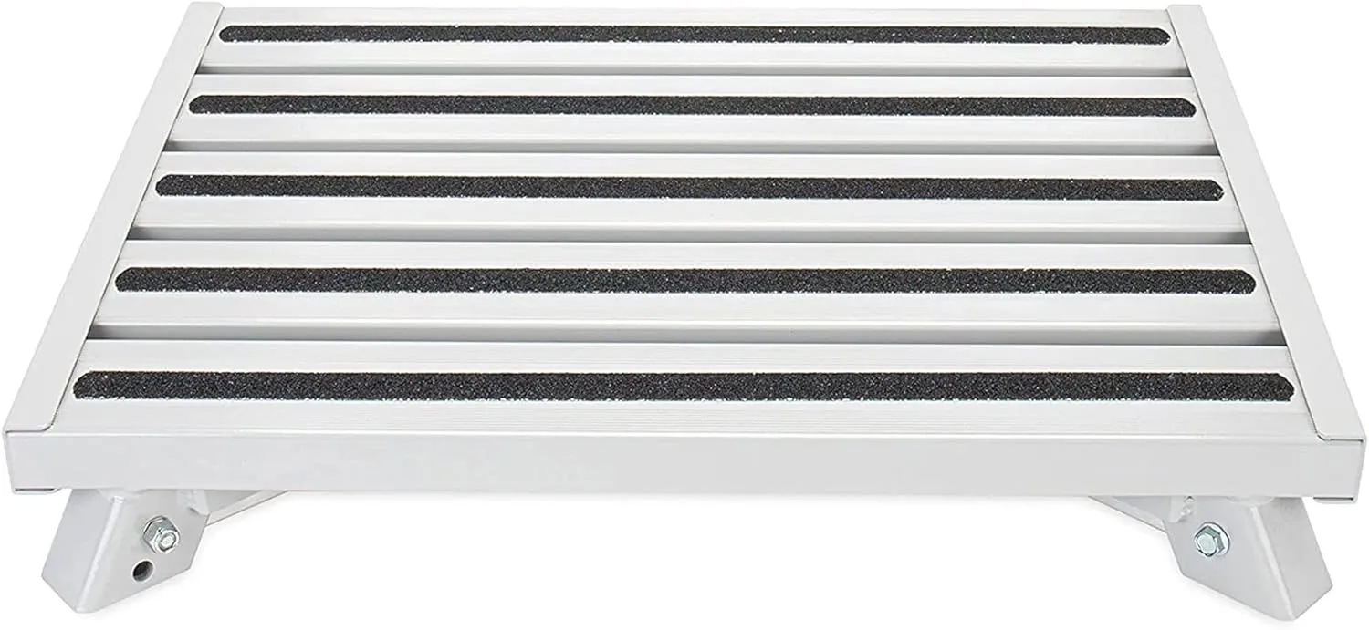 CAMCO Aluminum Platform RV Step Stool (19 x 14.5 in)
