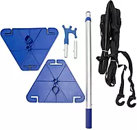 Camco Boat Cover Support Kit, Telescoping 30-50 in with 50-ft Strap