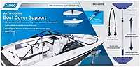 Camco Boat Cover Support Kit, Telescoping 30-50 in with 50-ft Strap