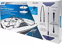 Camco Boat Cover Support Kit, Telescoping 30-50 in with 50-ft Strap