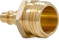 Camco Blow Out Plug With Brass Quick Connect-Aids in Removal of Water From Water Lines (36143)
