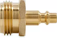 Camco Blow Out Plug With Brass Quick Connect-Aids in Removal of Water From Water Lines (36143)