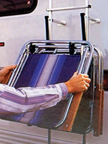 Camco Clamp-N-Carry Lockable Chair and Bike Rack (51430)