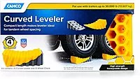 Camco Curved RV Leveler & Wheel Chock - 1-Pack (44423)