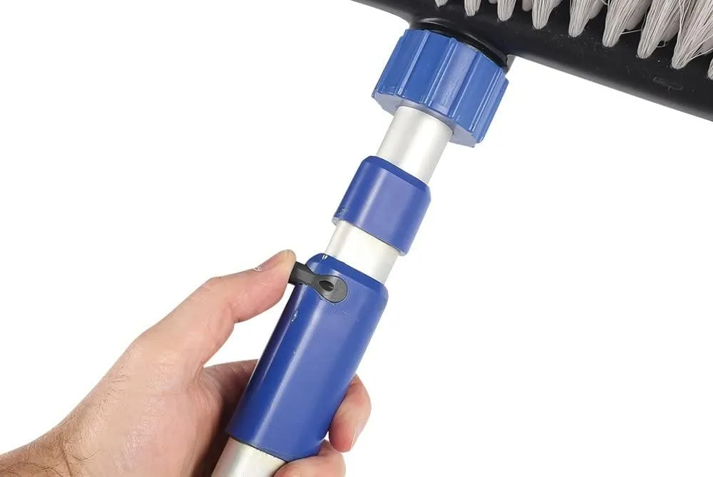 Camco Flow-Through Wash Brush with Adjustable Telescoping Handle