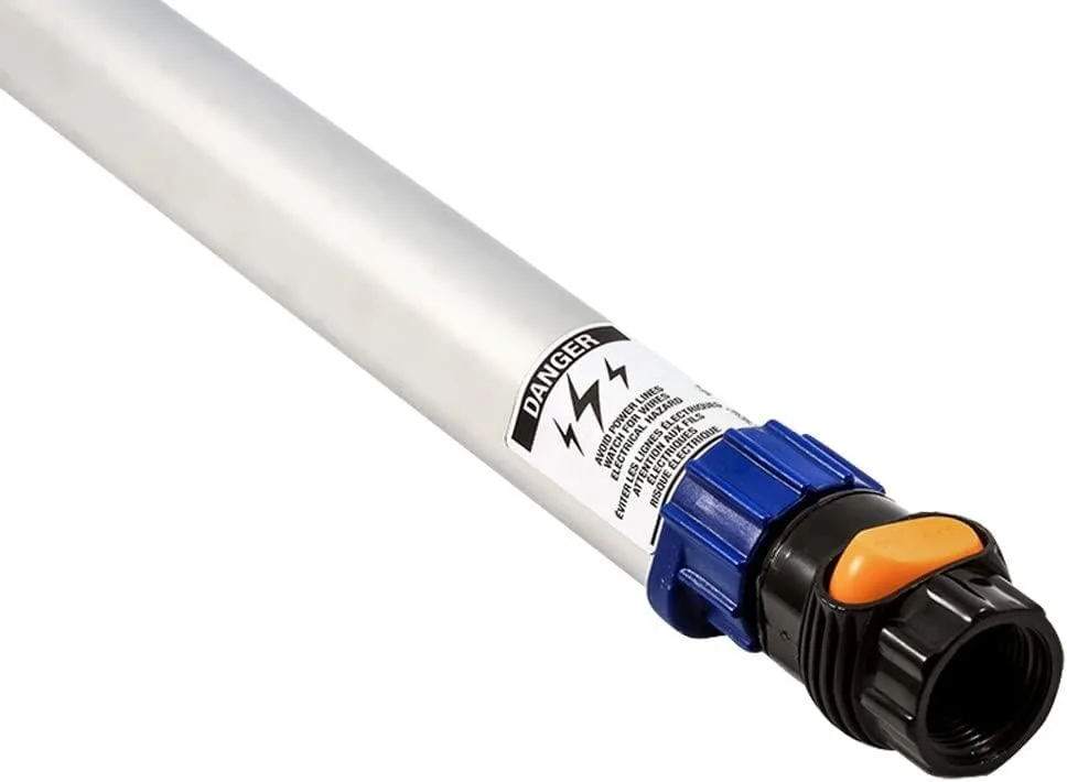 Camco Flow-Through Wash Brush with Adjustable Telescoping Handle