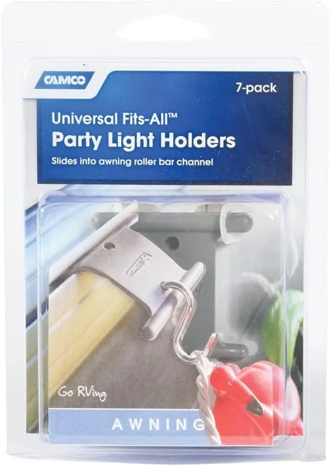 Camco Gray RV Party Light Holder - 7 Pack (42693)