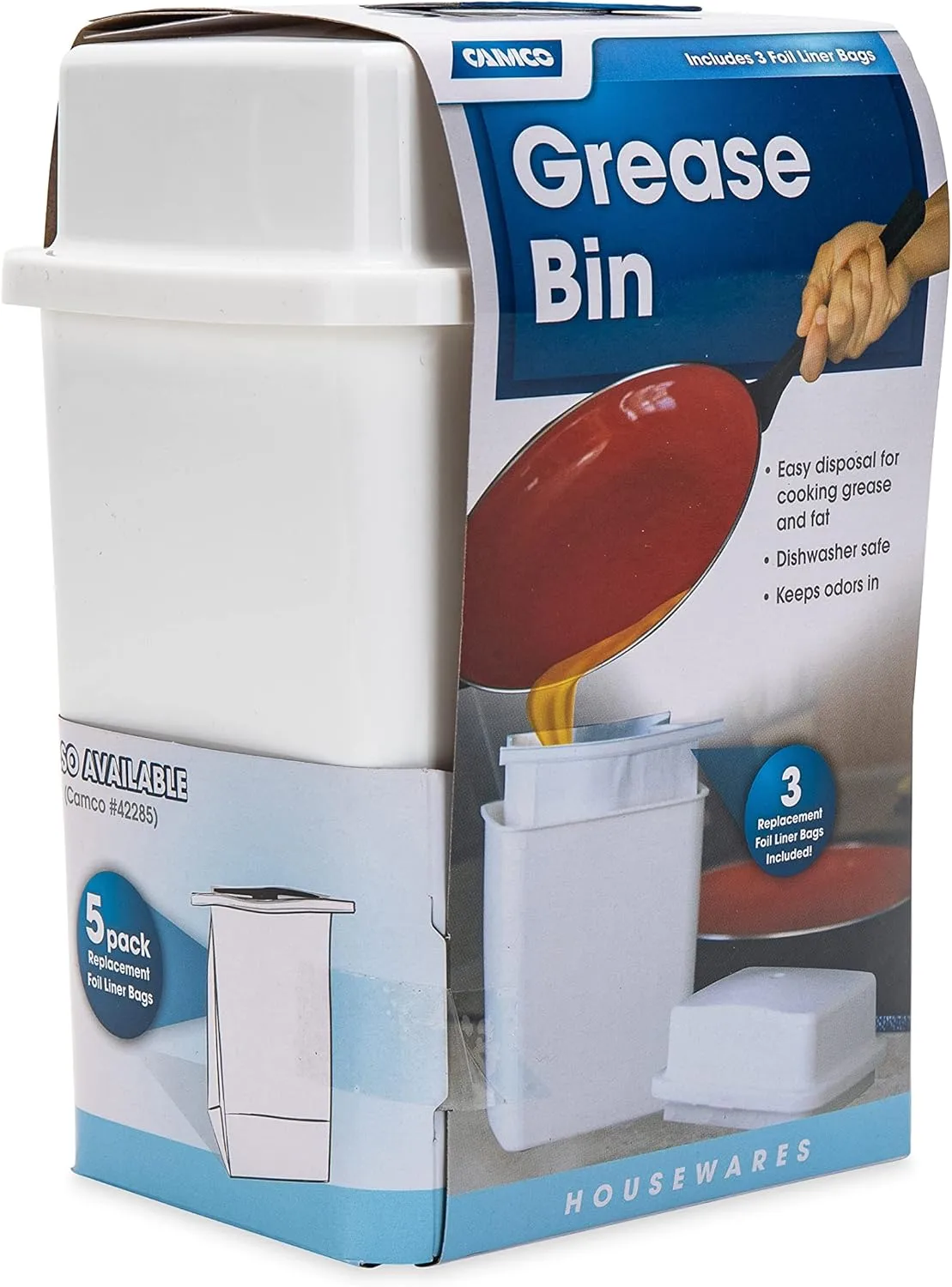 Camco Grease Storage Container with Foil Liners (42281)