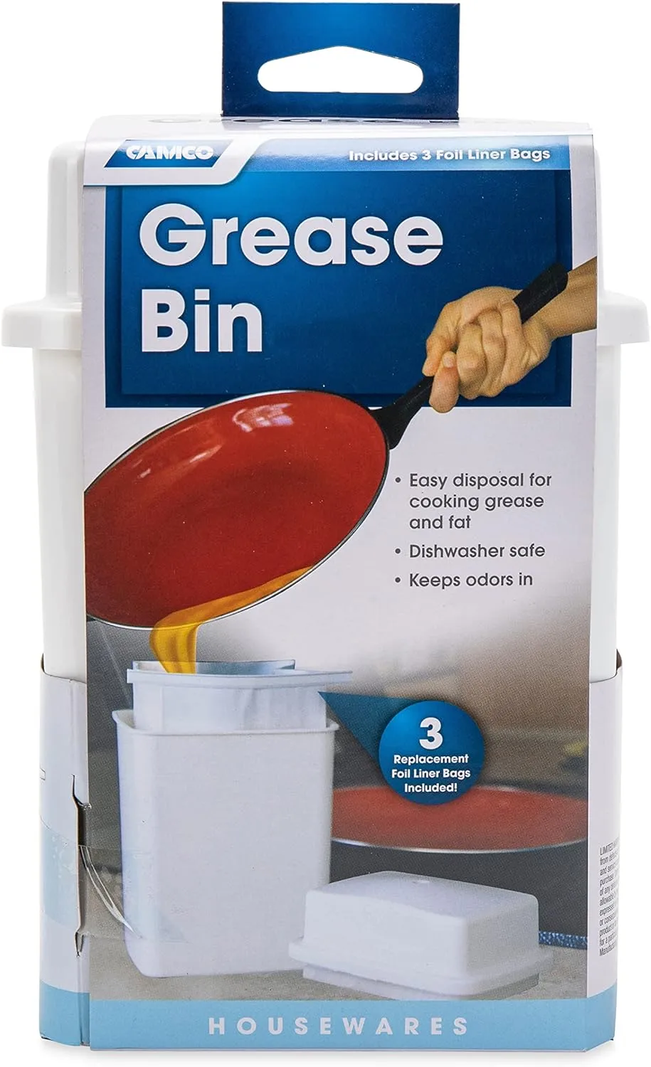 Camco Grease Storage Container with Foil Liners (42281)