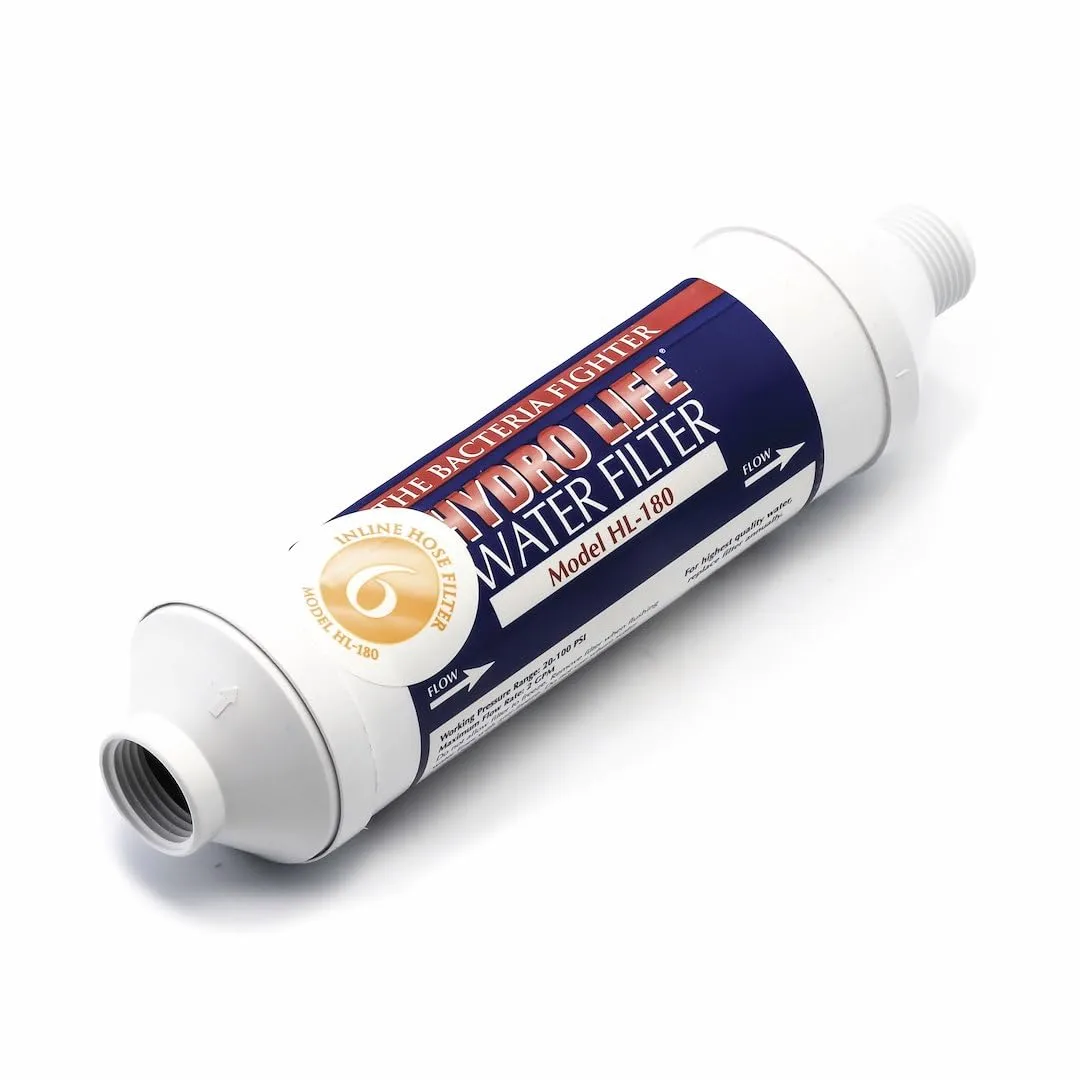 Camco Hydro Life 52133 HL-180 Disposable Inline Hose Filter