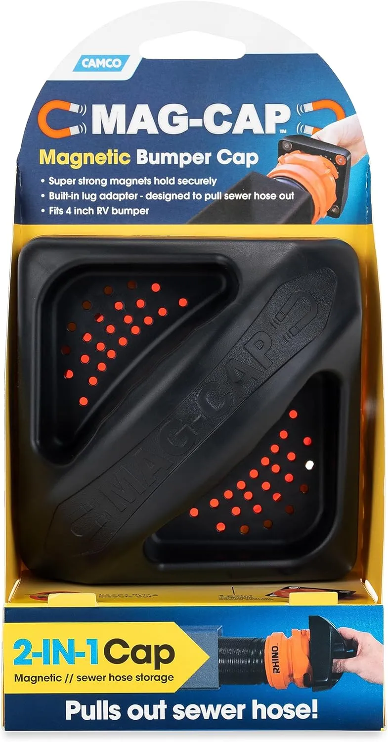 Camco RV Bumper Caps for 4-Inch Square Bumpers