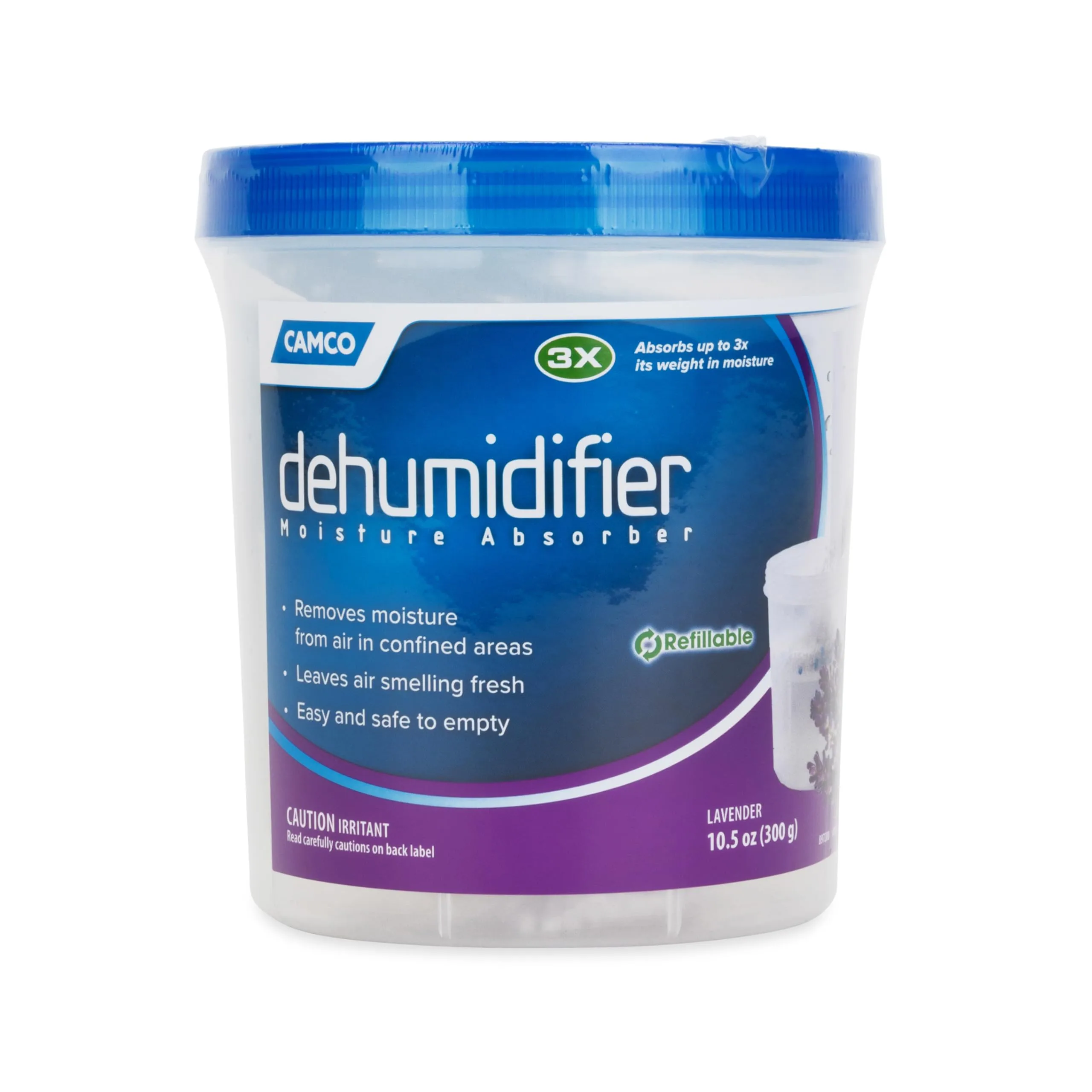 Camco Moisture Absorber Refillable Dehumidifier - Lavender