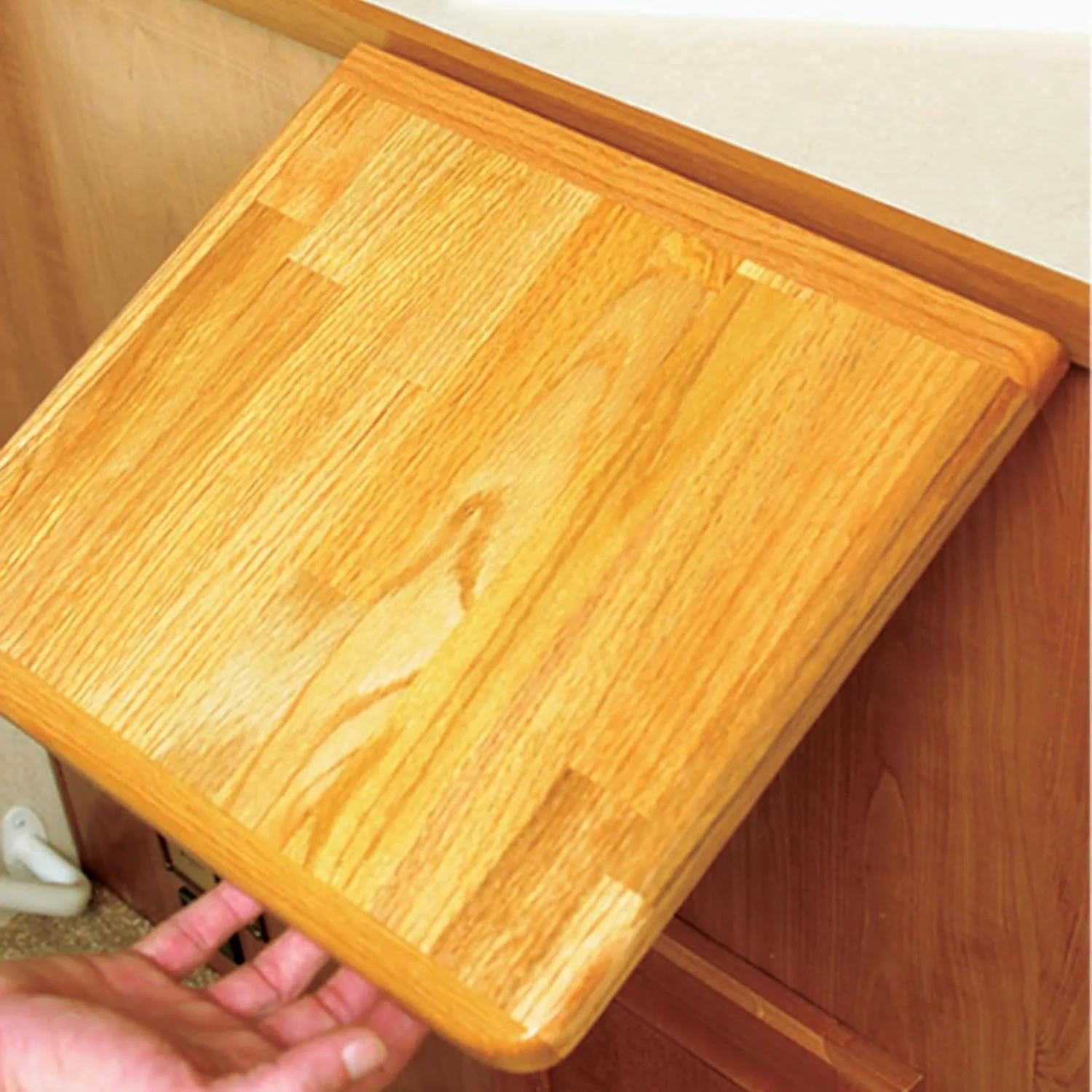 Camco Oak Accent Camper/RV Countertop Extension - 12 x 13.5 x 0.75 in (43421)