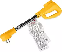 Camco Camper/RV Dogbone Electrical Adapter - Features 15-Amp Male (NEMA 5-15P) & 30-Amp Female (NEMA TT-30R)