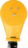 Camco Camper/RV Dogbone Electrical Adapter - Features 15-Amp Male (NEMA 5-15P) & 30-Amp Female (NEMA TT-30R)