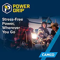 Camco Power Grip RV 18" 30-Amp Circuit Analyzer Dogbone - Features Integrated Surge Protection & Fault Indication, 18"