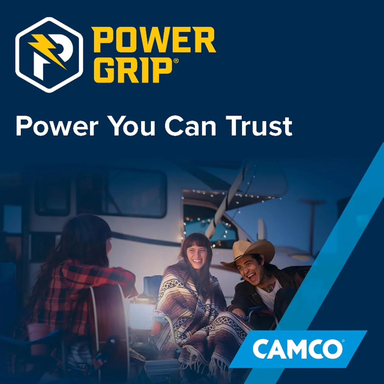 CAMCO PowerGrip 30-Amp RV/EV Extension Cord, 10-Gauge