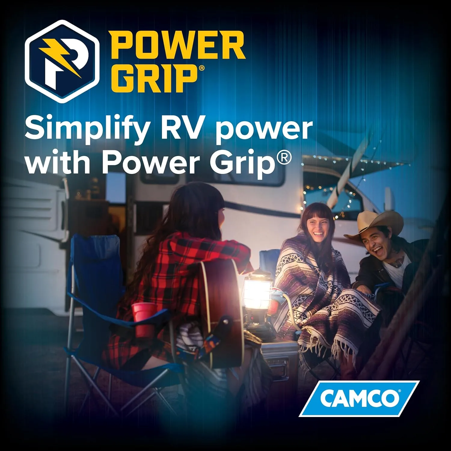 CAMCO PowerGrip 30-Amp RV/EV Extension Cord, 10-Gauge