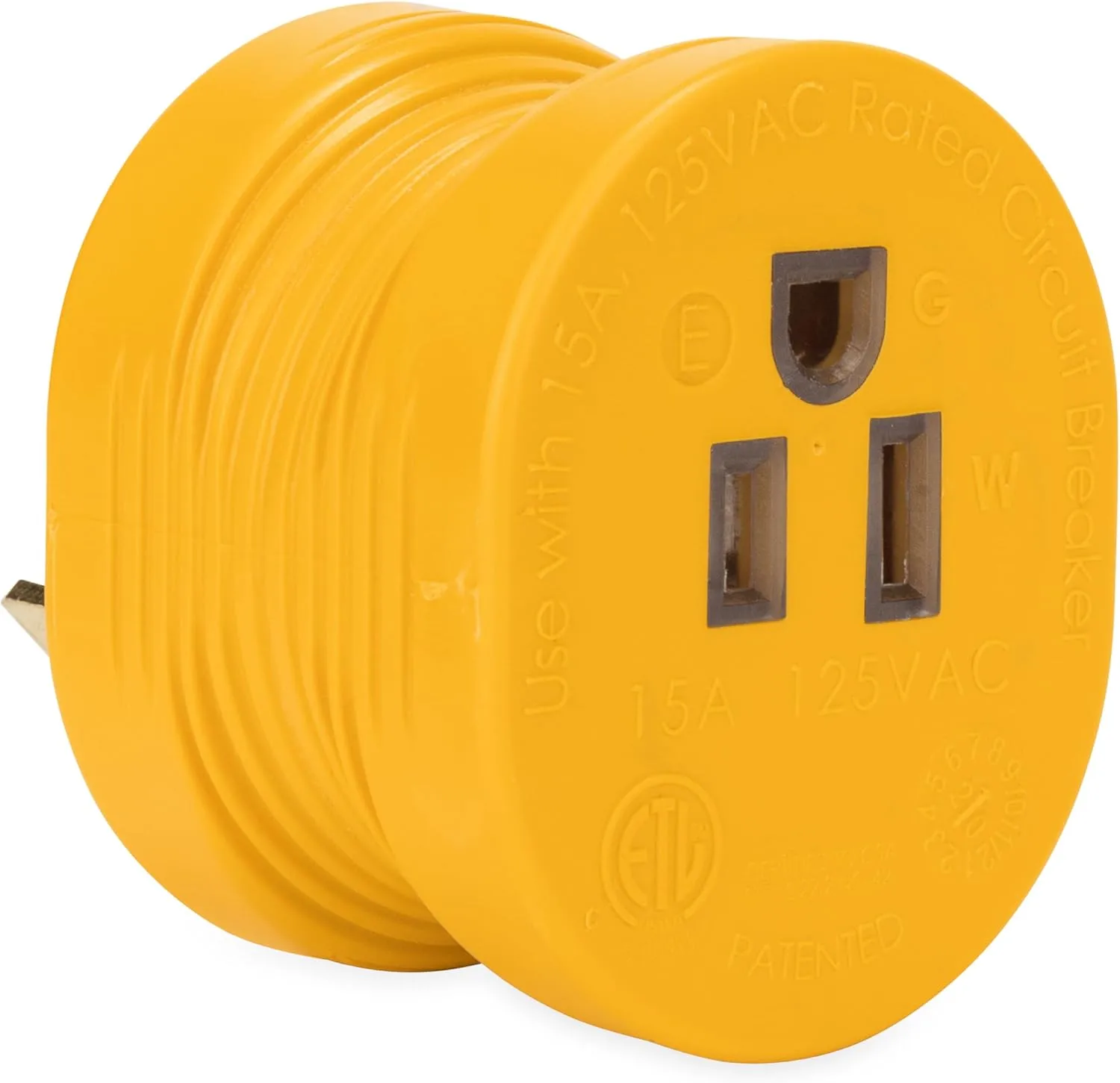 Camco PowerGrip 30A to 15A RV Power Adapter (55233)