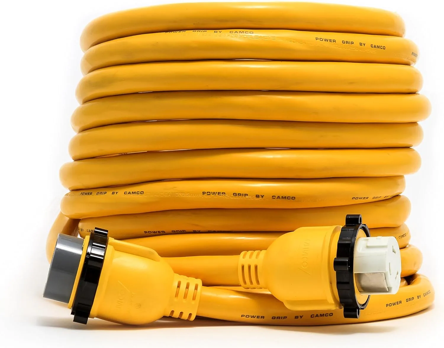 Camco PowerGrip 50 Amp Marine Power Extension Cord with Locking Adapters