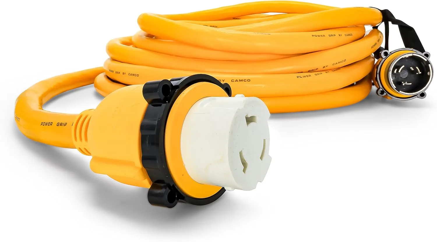 Camco PowerGrip 50 Amp Marine Power Extension Cord with Locking Adapters