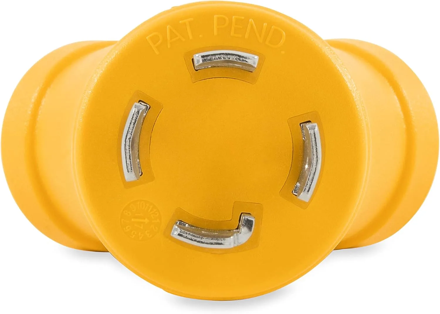Camco 55438 PowerGrip 4-Prong Generator Adapter (30M/2 x 15F)