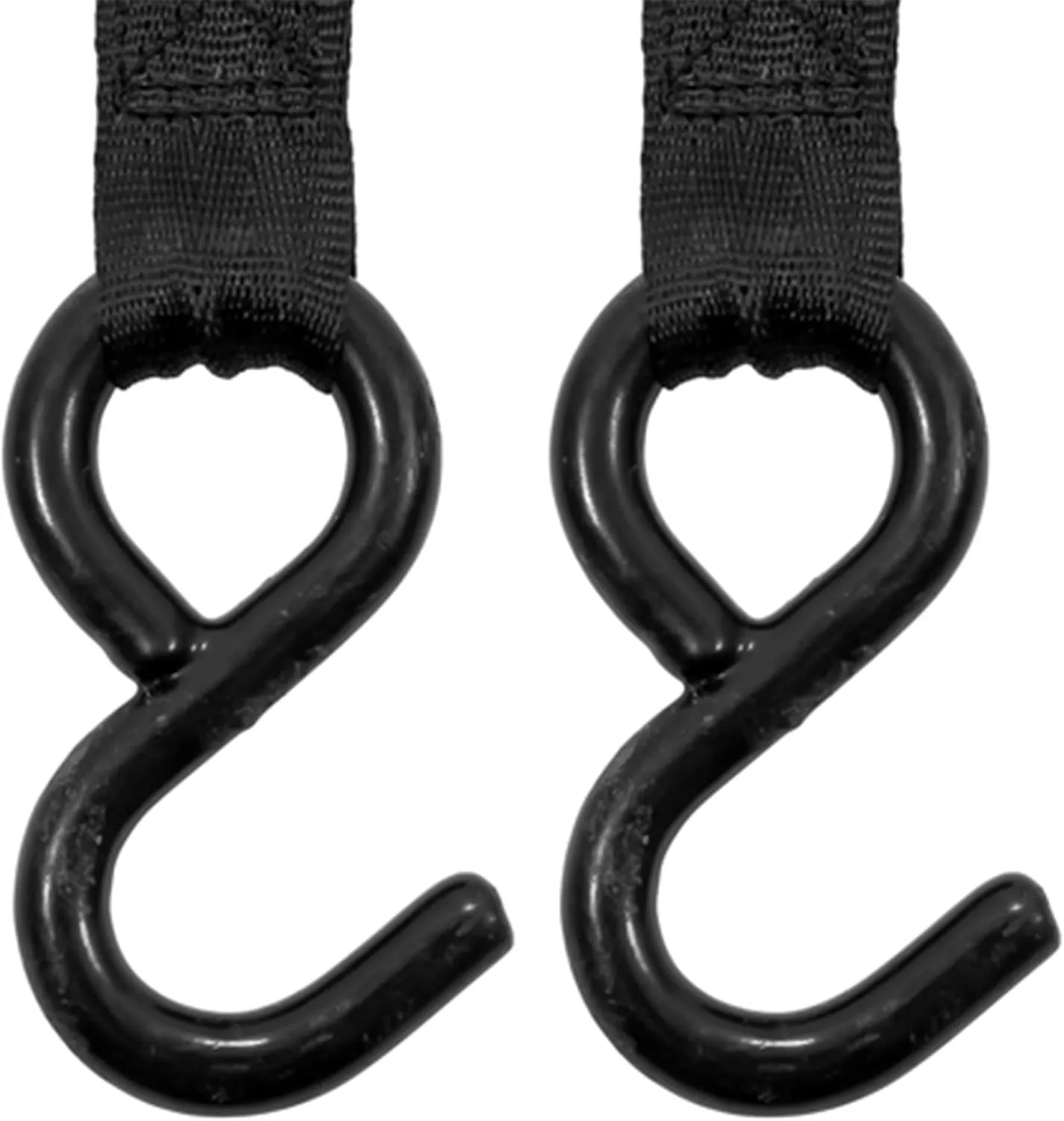 Camco Retractable Transom Tie Down Strap - 2" x 5.5', Bolt-On (2-Pack)