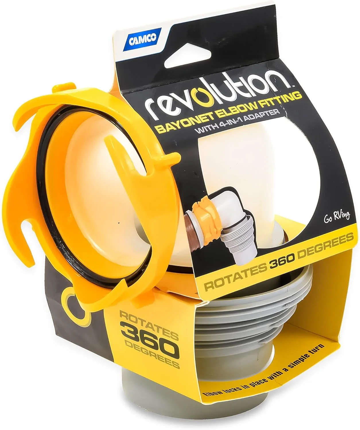 Camco Revolution RV Sewer Hose Fittings