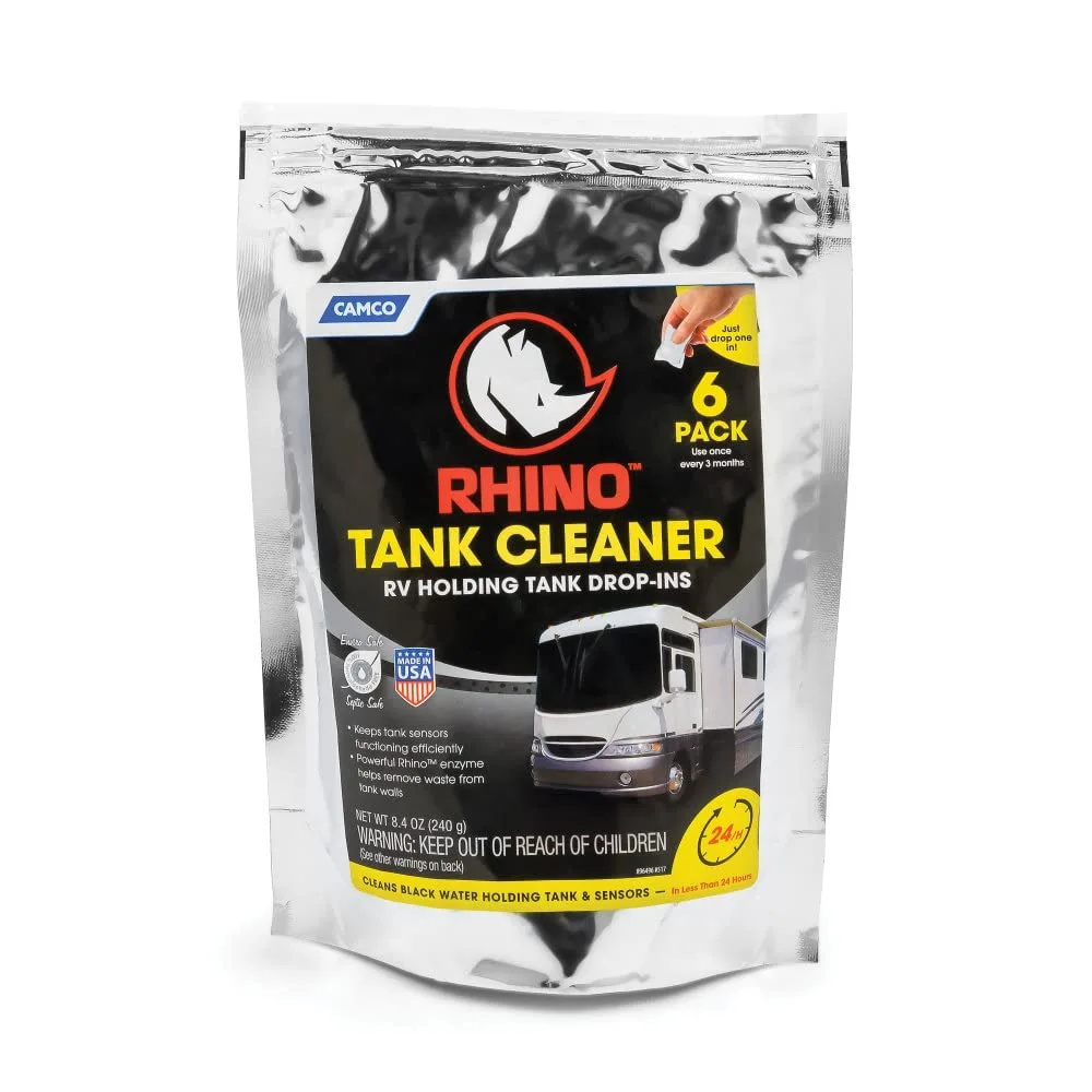 Camco Rhino RV Holding Tank Treatment (Enzyme, Septic Safe)