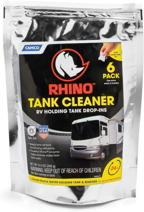 Camco Rhino RV Holding Tank Treatment (Enzyme, Septic Safe)