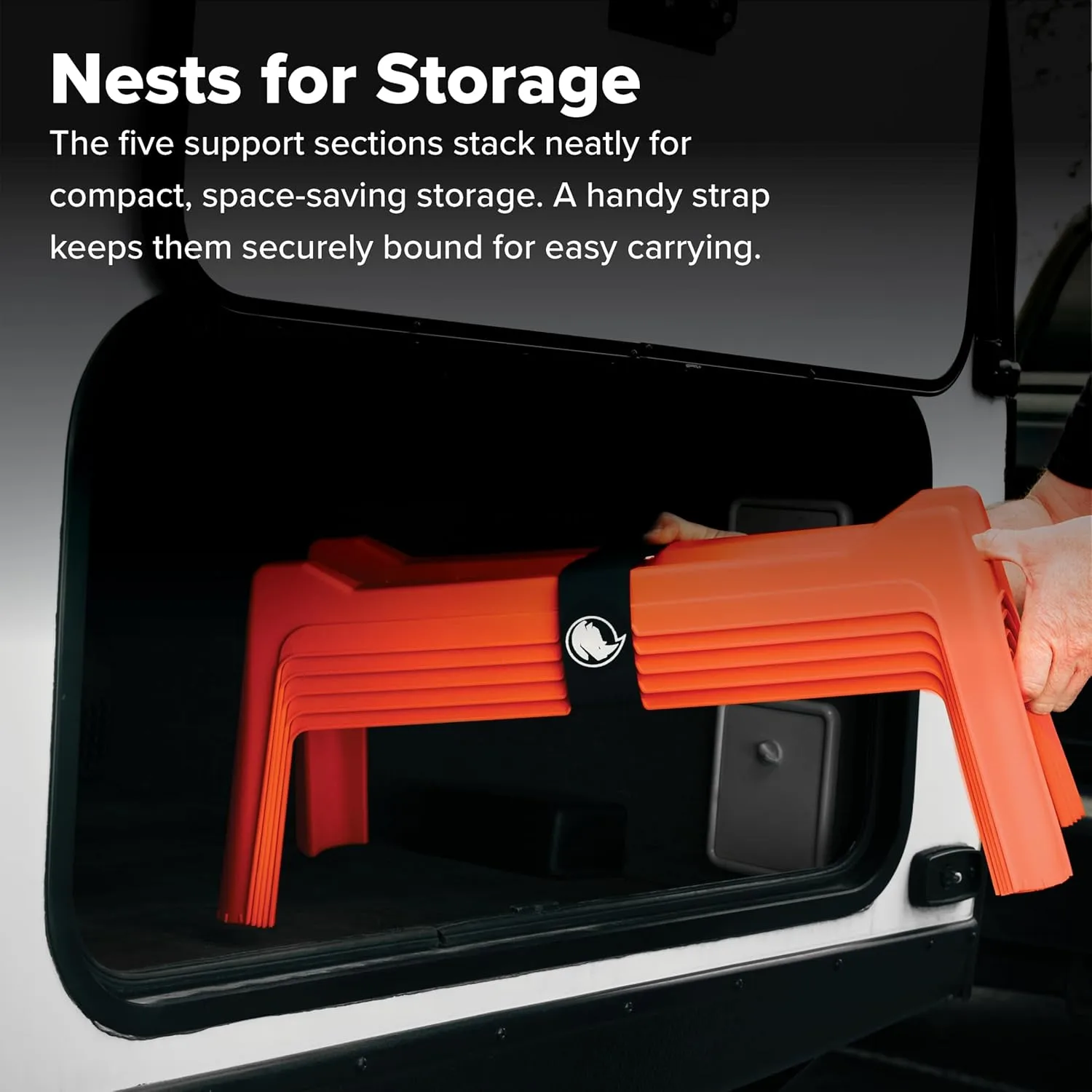 Camco Rhino RV Sewer Hose Support Kit - Extends Over Uneven Terrain for Easy Drainage