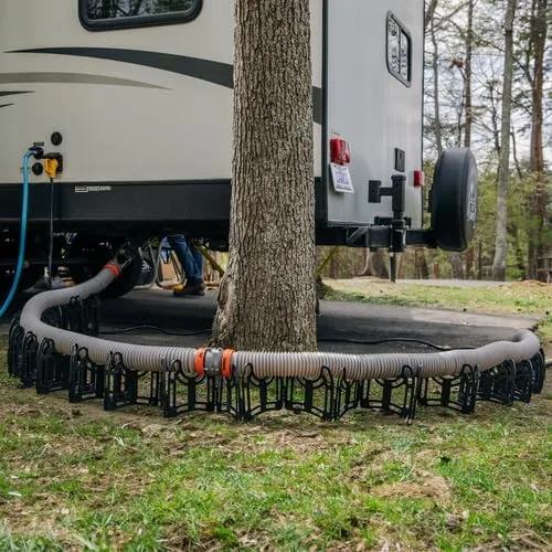 Camco Rhino X 20-Ft Camper/RV Sewer Hose Kit - (2) 10-Ft Heavy Duty RV Septic Hoses