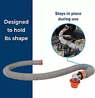 Camco Rhino X 20-Ft Camper/RV Sewer Hose Kit - (2) 10-Ft Heavy Duty RV Septic Hoses