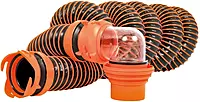 Camco RhinoEXTREME 15' Sewer Hose Kit w/ Swivel Fitting 4 In 1 Elbow Caps