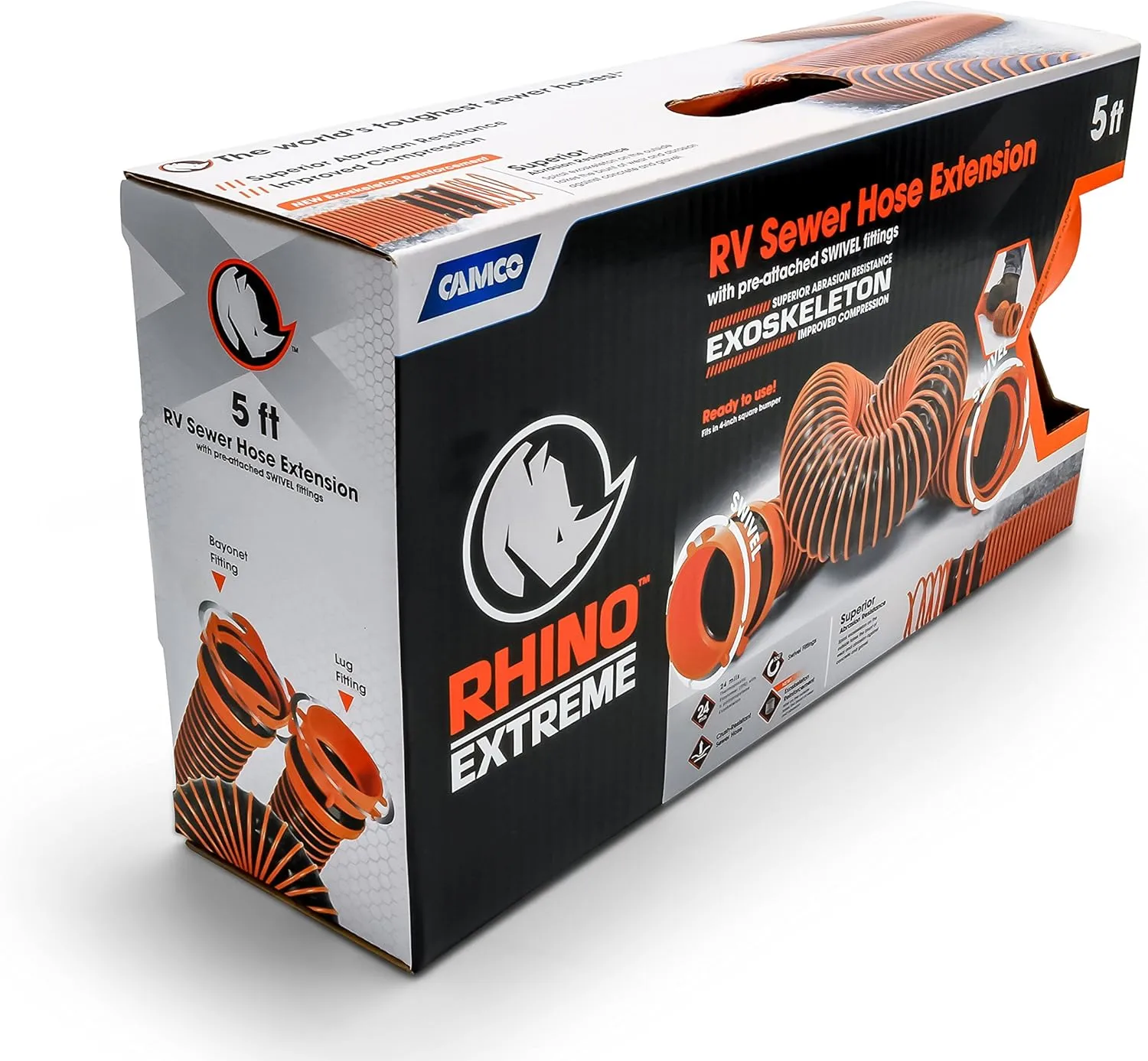 Camco RhinoEXTREME RV Sewer Hose Kit