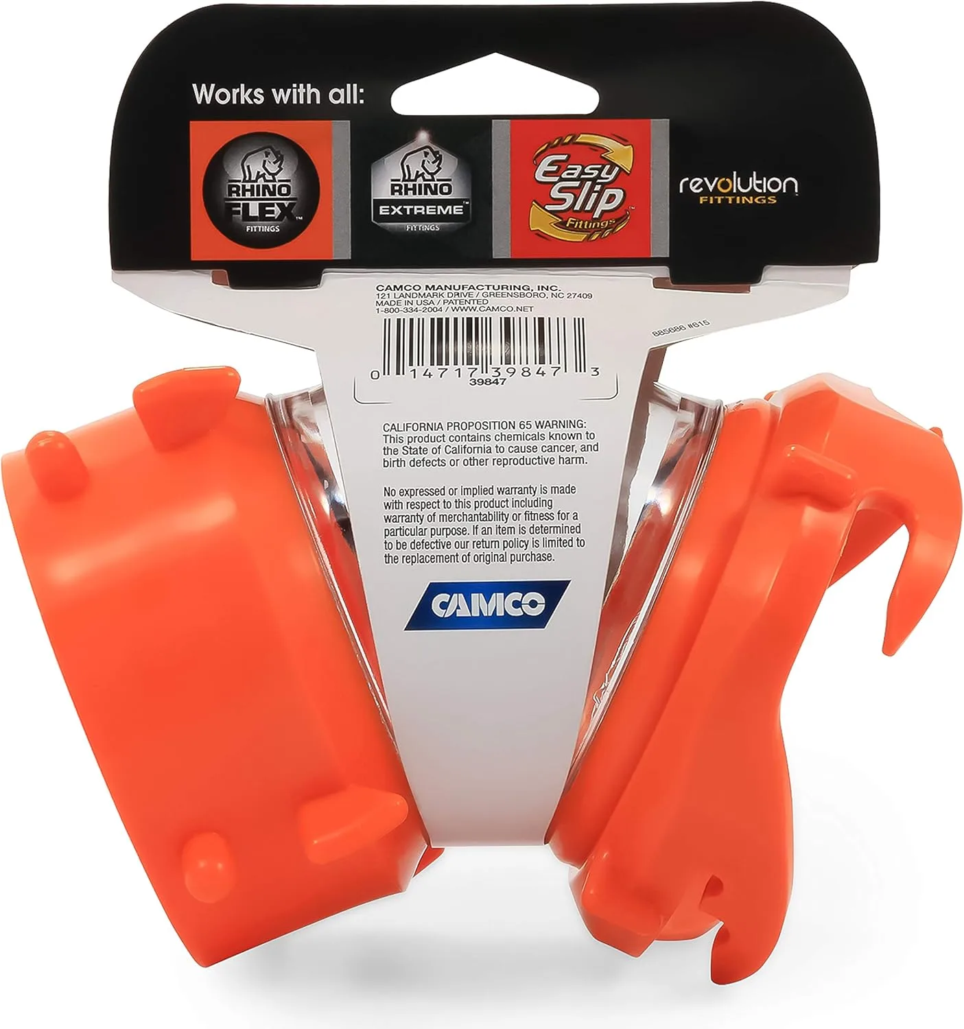 Camco RhinoFLEX Clear Sewer Hose Swivel Fitting