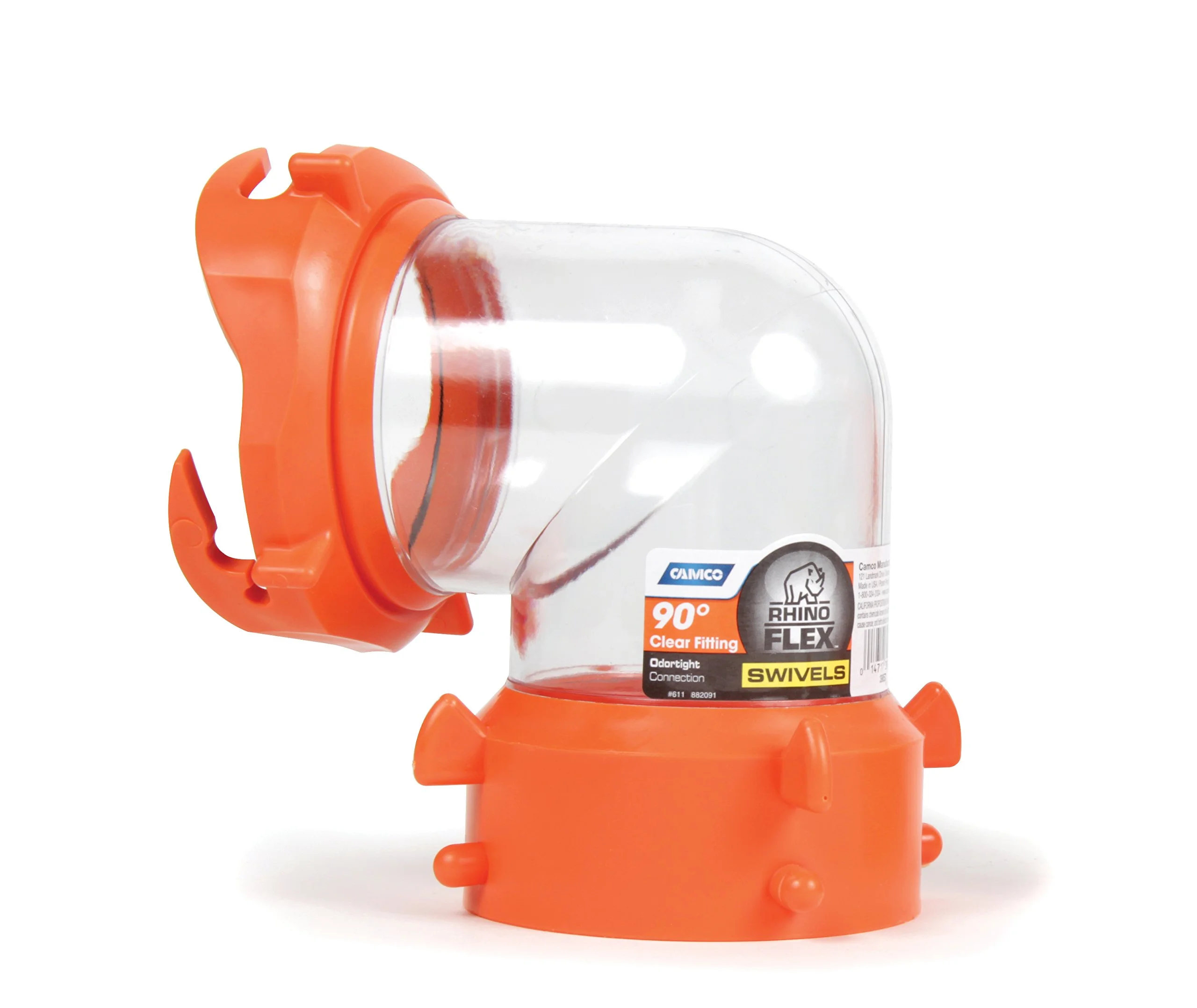 Camco RhinoFLEX Clear Sewer Hose Swivel Fitting