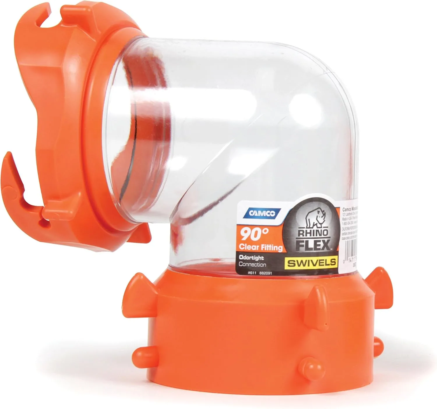 Camco RhinoFLEX Clear Sewer Hose Swivel Fitting