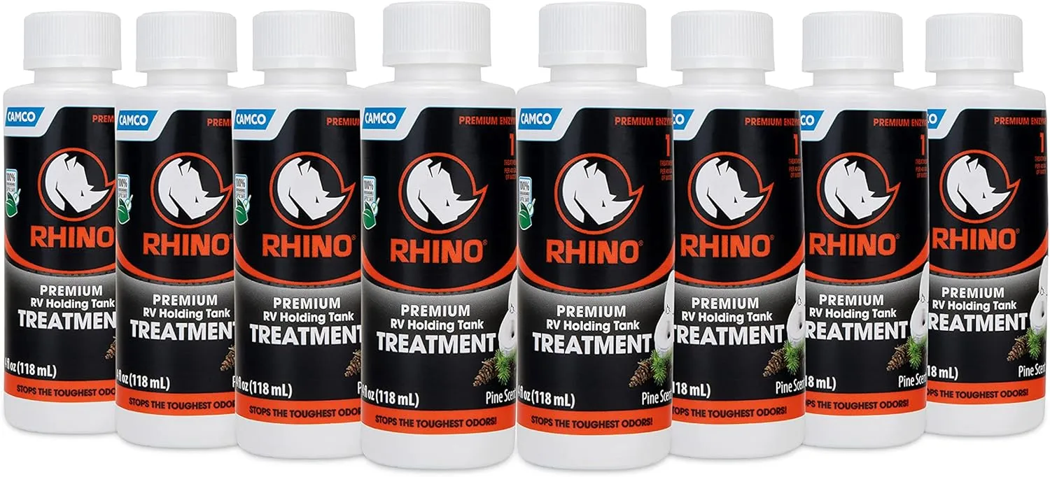 Camco Rhino RV Holding Tank Treatment (Enzyme, Septic Safe)