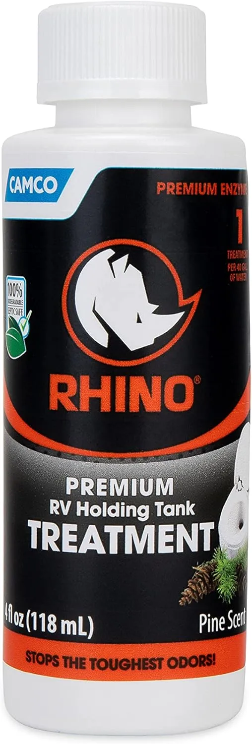 Camco Rhino RV Holding Tank Treatment (Enzyme, Septic Safe)